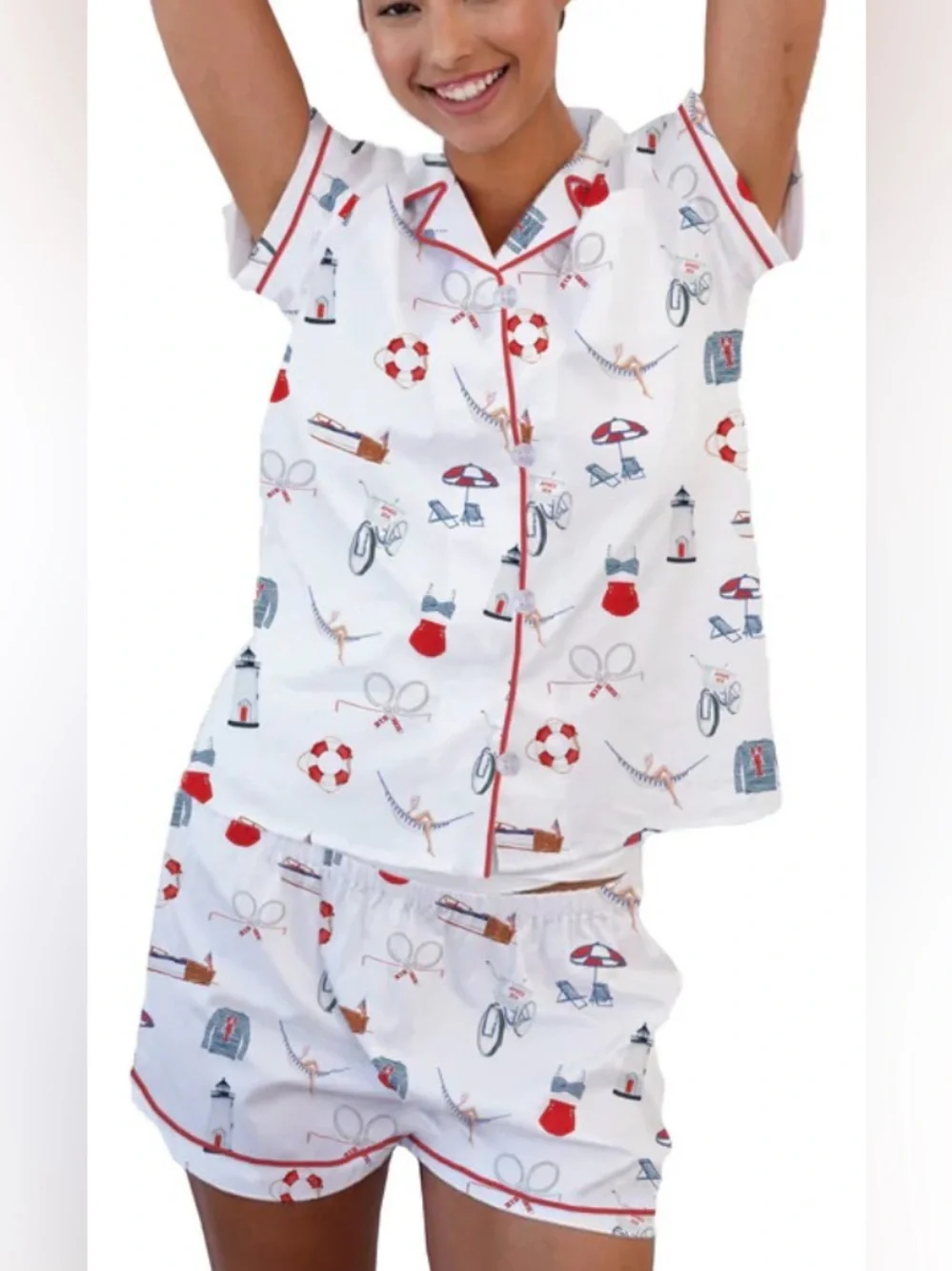 Toss Designs PJ set - Short Set Apres Sea Medium